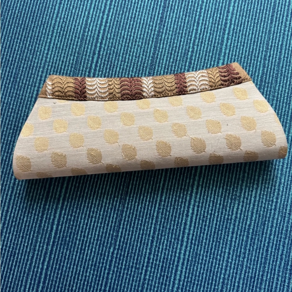 Gold and Brown Clutch